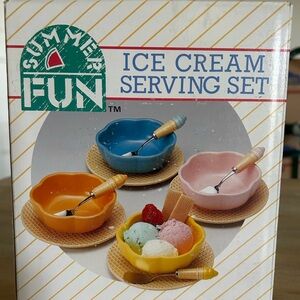 Ice Cream Serving Set
